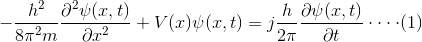 Schrodinger Wave Equation and Wave Function 薛定谔波方程与波函数