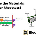 Materials used for Rheostats 制作变阻器的材料