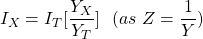 \ begin {aligne *} i_x = i_t [\ frac {y_x} {y_t}] \，\，\，\，（as \，\，z = \ frac {1} {y}）\ neg {alpion *}