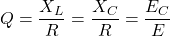 \ begin {aligne *} q = \ frac {x_ {l}} {r} = \ frac {x_ {c}} {r} = \ frac {e__ {e_ {e_ {c}} {e} \ neg {alight *}