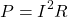 \ begin {对齐*} p = i ^ {2} r \ neg {align *}