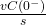 \ frac {vc（0 ^  - ）} {s}