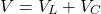 \ begin {align *} v = v_l + v_c \结束{align *}