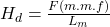 H_d = \frac {F(m.m.f)}{L_m}gydF4y2Ba